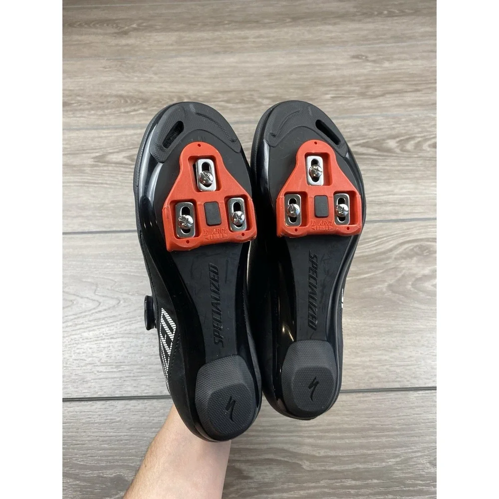 Specialized Men's Torch 1.0 Road Bike Cycling Shoes Red Clip BOA‎ Black Size 7.5